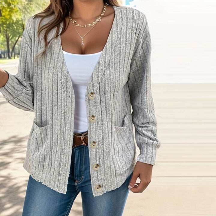 Drune | Warme Strickstrickjacke für Kalte Tage