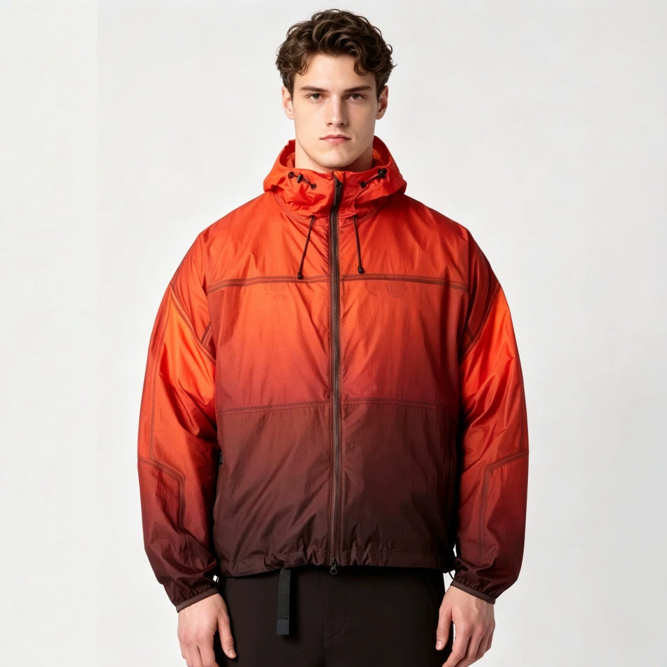 Herren Sportliche Windjacke