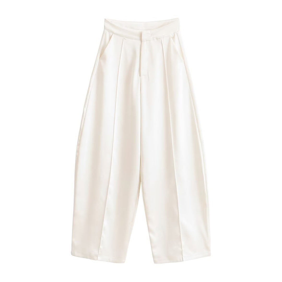 Damen Cropped-Kurzblazer mit abgerundetem Saum und Reverskragen Drune
