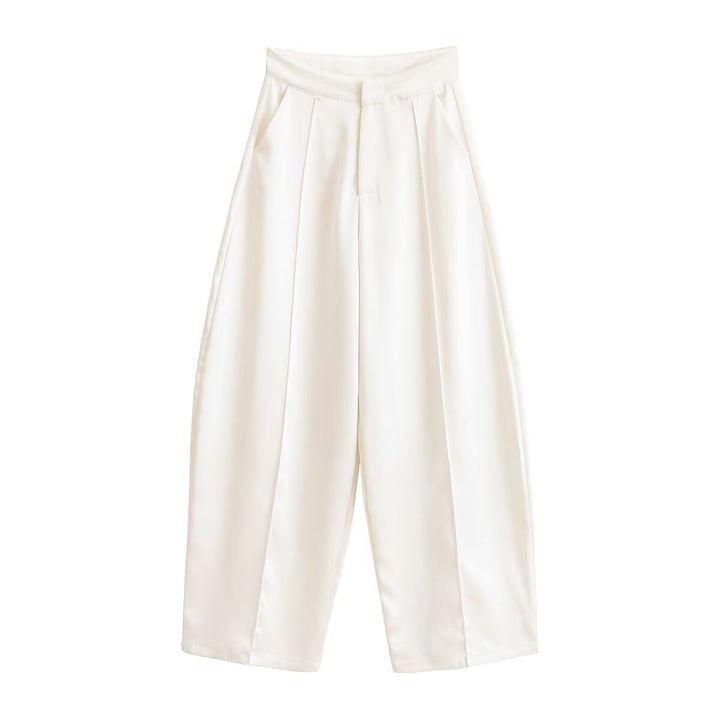 Damen Cropped-Kurzblazer mit abgerundetem Saum und Reverskragen Drune