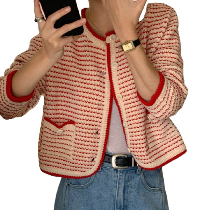Damen Moderne Strickjacke Drune