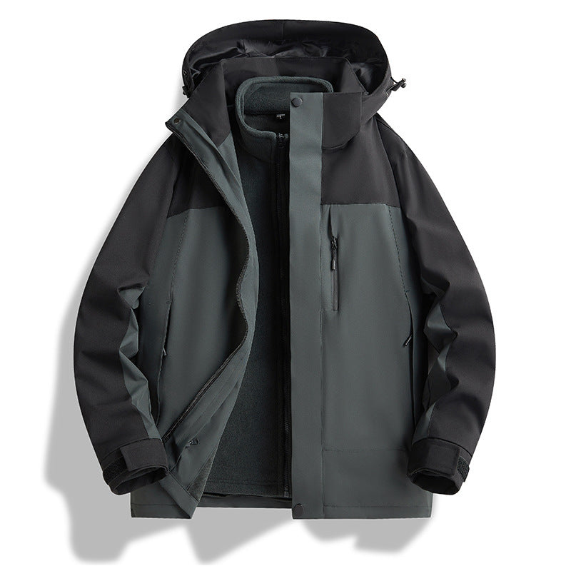 Herren Wasserfeste Funktionale Outdoor-Jacke Drune