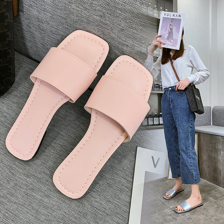 Damen Offene Zehentrenner-Pantoletten mit elegantem Design Drune