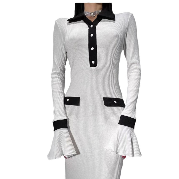Damen Langarm-Kleid im eleganten Design Drune
