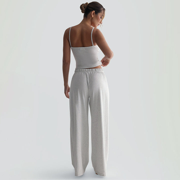 Damen Legere Lounge-Hose und Top Set Drune
