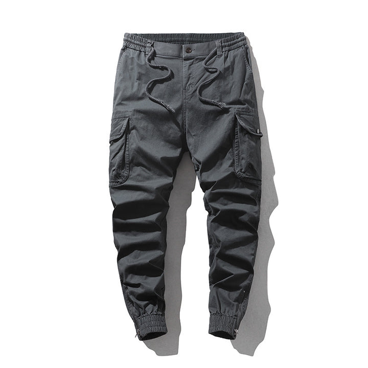 Herren Cargo-Jogginghose mit Utility-Taschen und elastischen Bündchen Drune