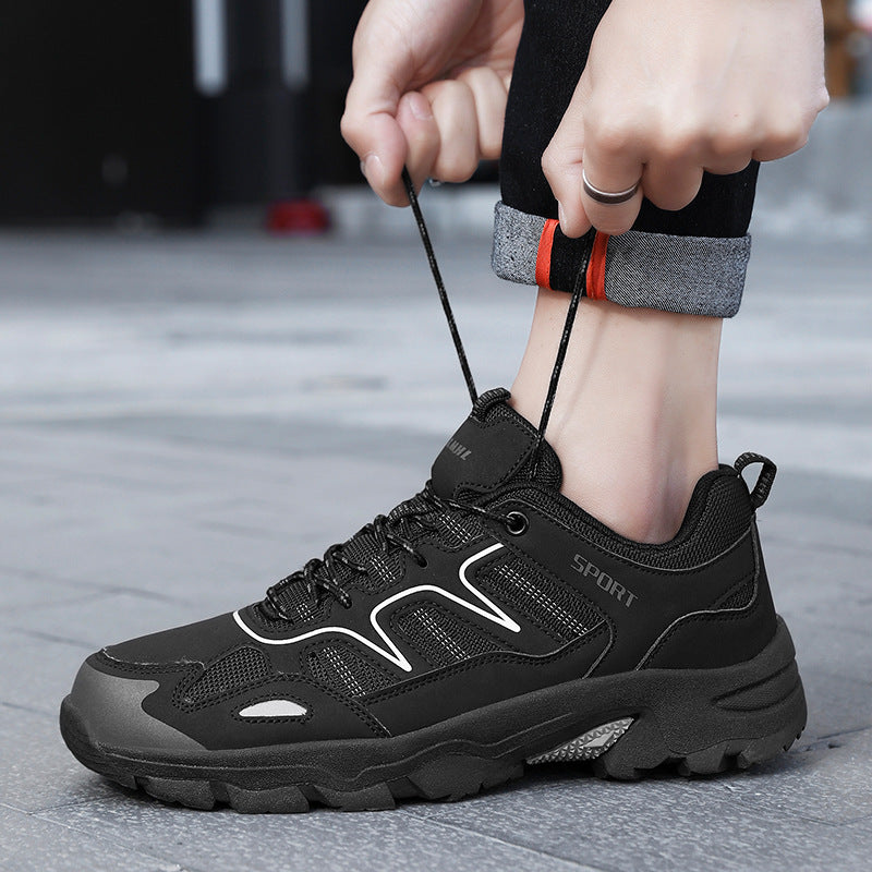 Herren nan robuster Geländesneaker mit griffiger Multiterrain-Profilsohle und gepolstertem Komfortkragen Drune