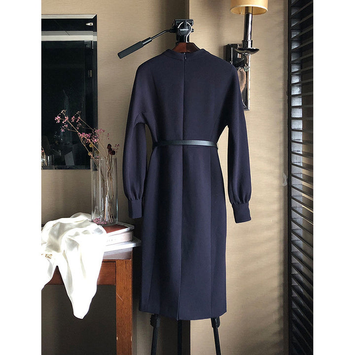 Damen Elegant geschnittenes Hemdkleid Drune