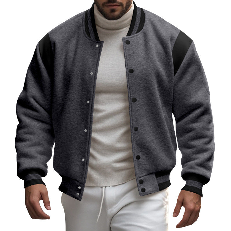 Herren sportliche Collegejacke Drune