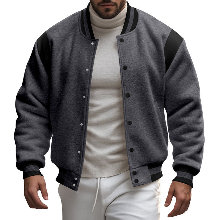 Herren sportliche Collegejacke Drune