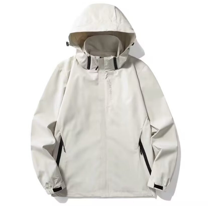 Herren Leichte Softshell-Funktionsjacke mit atmungsaktivem Meshfutter und verstellbarer Kapuze Drune