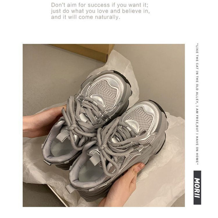 Damen Sneakers im urbanen Chunky-Stil mit atmungsaktiver Mesh-Oberfläche und komfortabler Dämpfung Drune