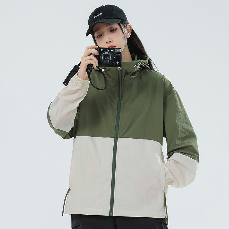 Herren Sportliche Windbreaker-Jacke Drune