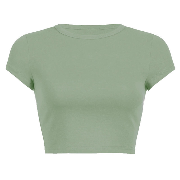 Damen Figurbetontes Crop-Top Drune