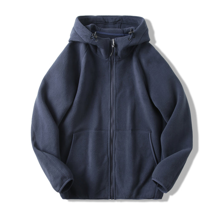 Damen Fleecejacke mit innovativem Kapuzen-Design und praktischen Taschen Drune