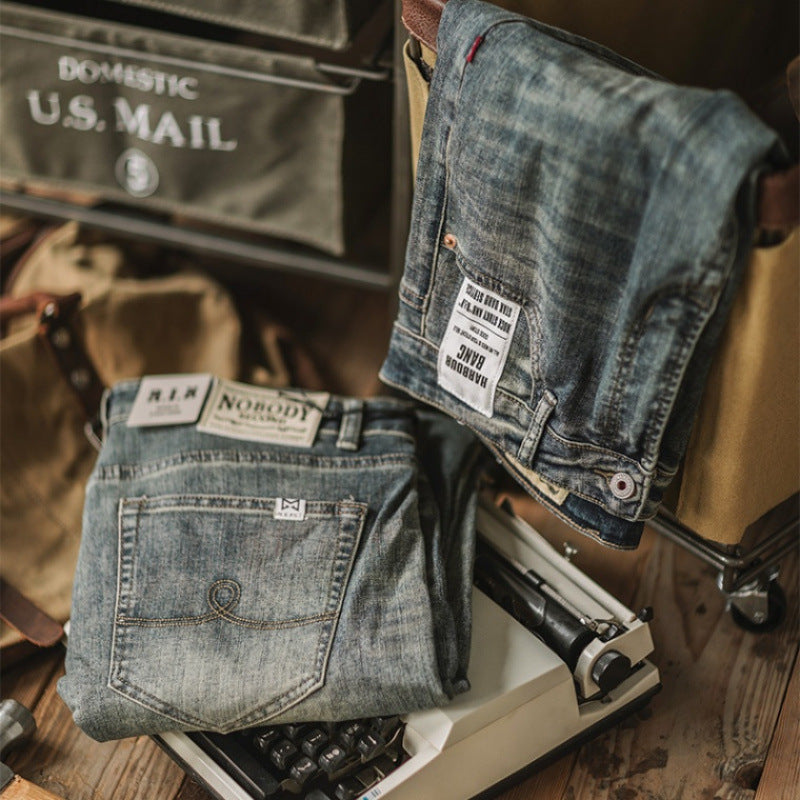 Herren Lockere Jeans mit lässigem Schnitt Drune