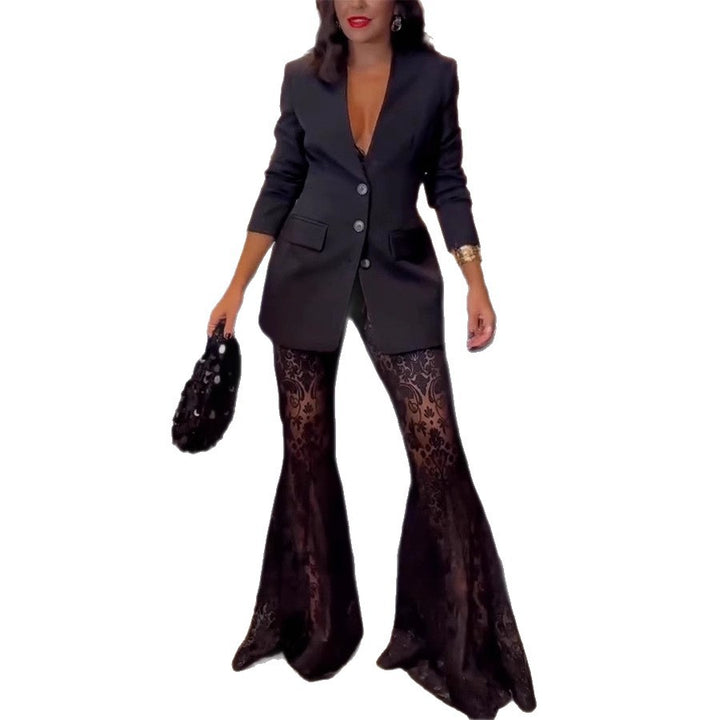 Damen Elegante Blumenmuster-Langhose im Vintage-Stil Drune