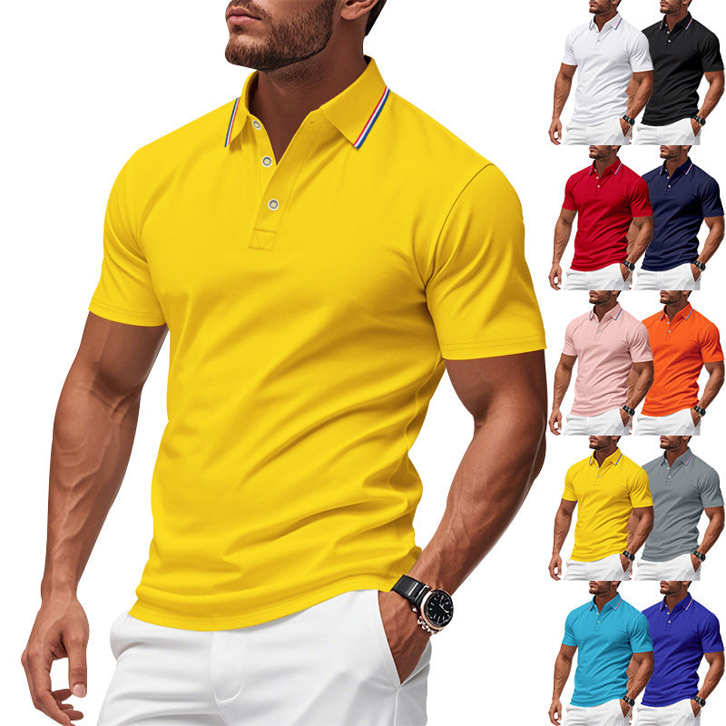 Herren Poloshirt mit modernem Kragen und feuchtigkeitsregulierender Technologie Drune