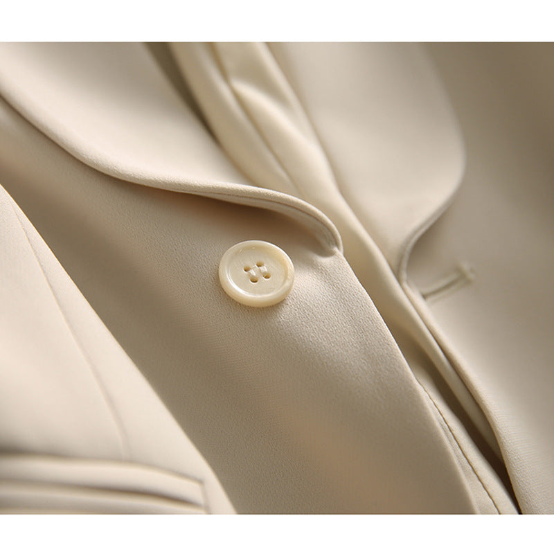 Damen Stilvoller Einreiher Blazer Drune