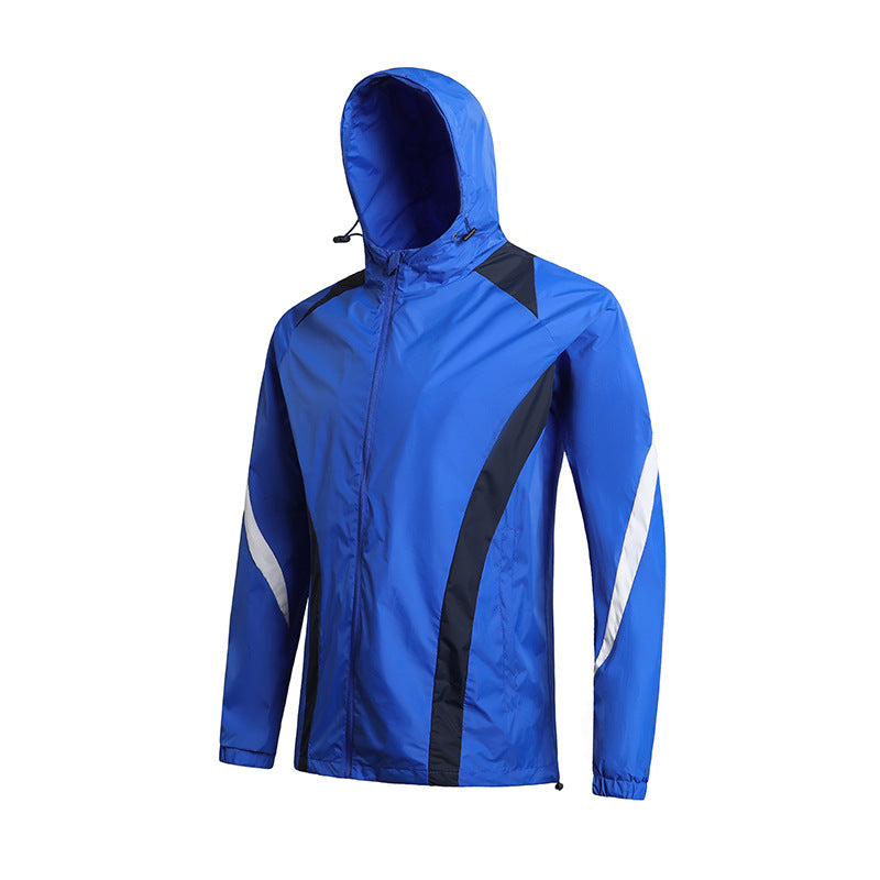 Herren Leichte Windjacke mit Kapuze Drune