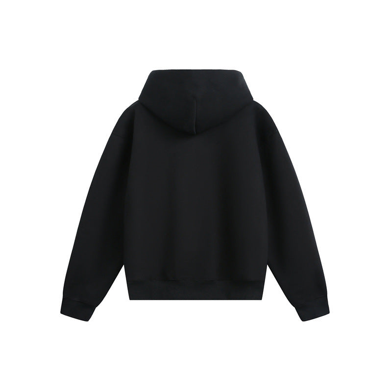 Unisex Kapuzenpullover im Oversize-Schnitt mit verschwommenem Figur-Grafikprint Drune