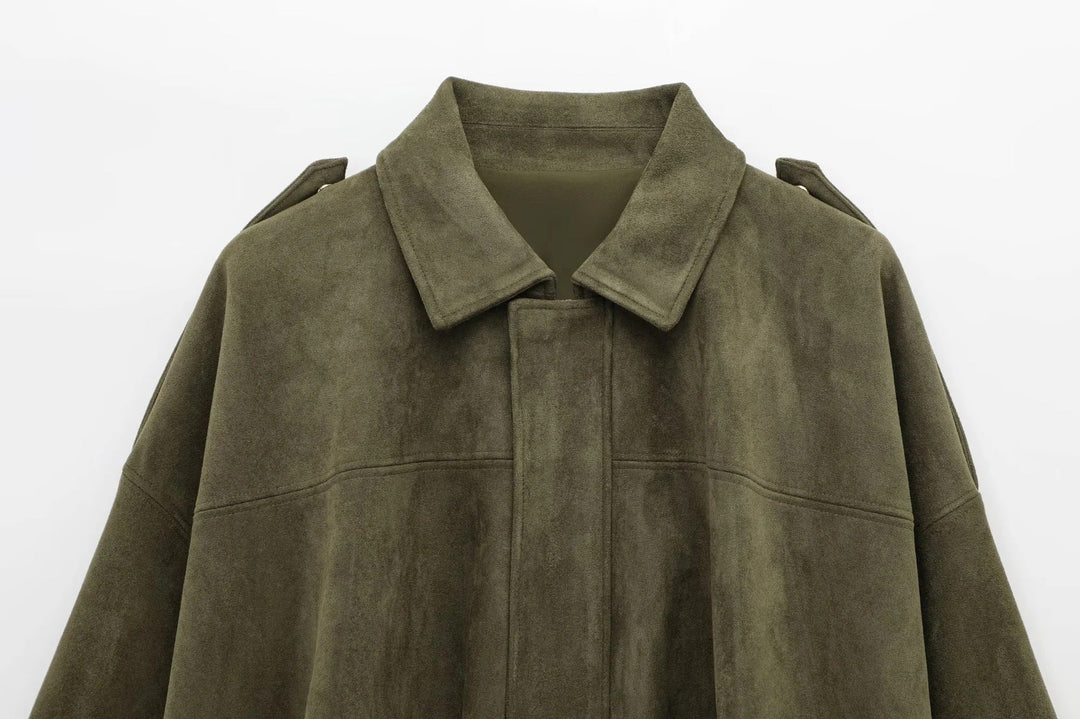 Drune | Übergrößen Wildlederjacke
