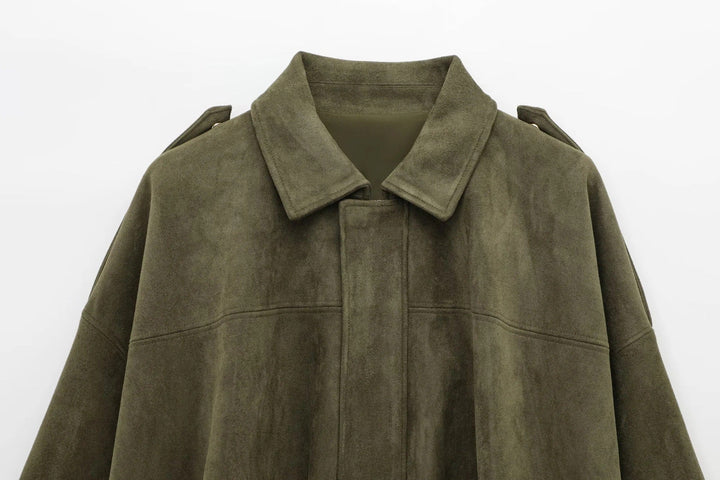 Drune | Übergrößen Wildlederjacke