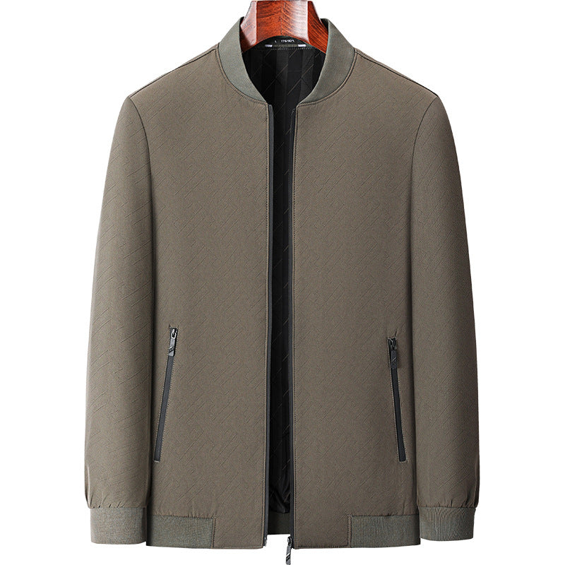 Herren Sportliche Übergangsjacke mit hohem Kragen und seitlichen Reißverschlusstaschen Drune 1788242364