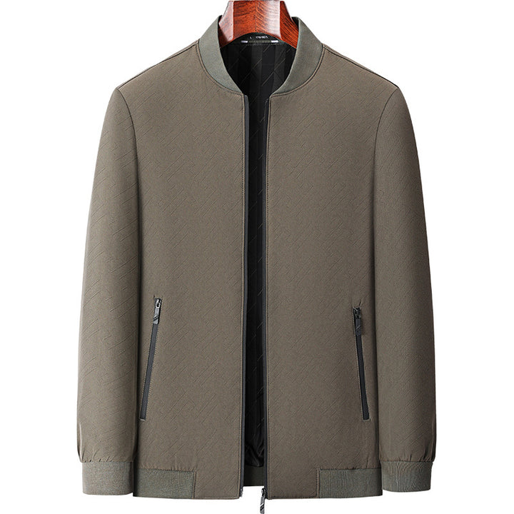 Herren Sportliche Übergangsjacke mit hohem Kragen und seitlichen Reißverschlusstaschen Drune 1788242364