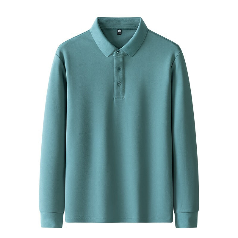 Damen Poloshirt mit langem Arm und Knopfdetails Drune