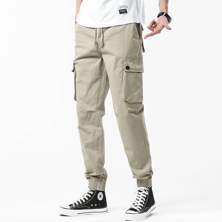 Herren Urban-Utility Cargohose im Joggerstil mit raffiniertem Taschenkonzept Drune
