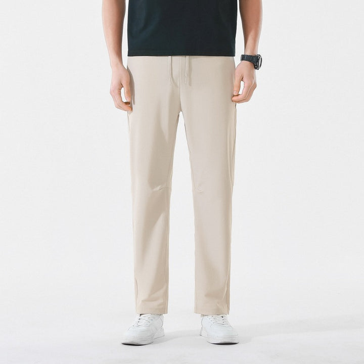 Herren Relaxed-Performance-Freizeithose mit elastischem Tunnelzug, schnell trocknendem Stretch & geradem Bein Drune