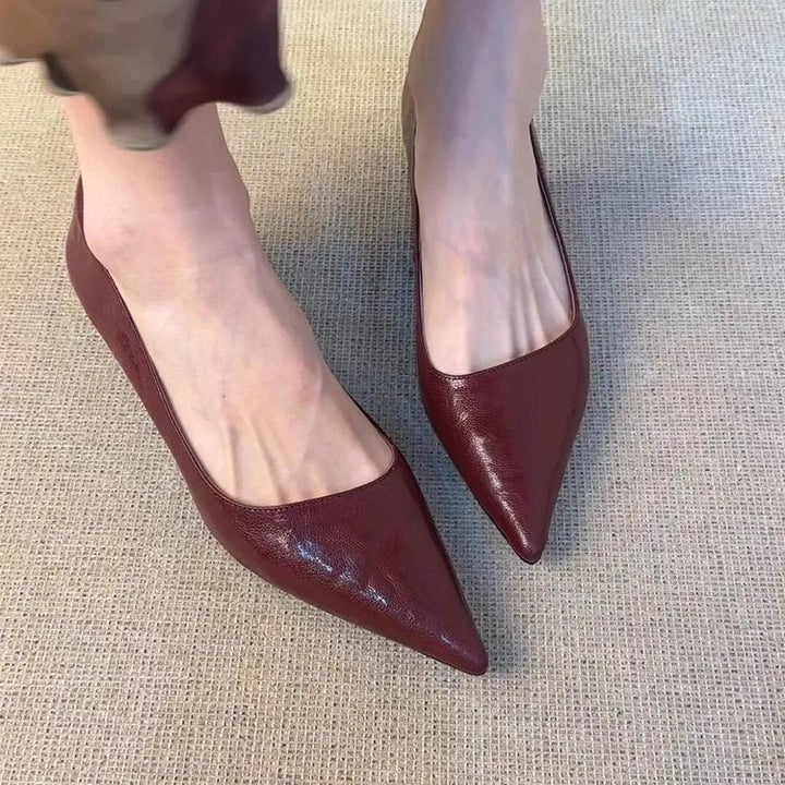 Damen elegante Pumps mit modischem Spitzendesign und bequemer Innensohle Drune