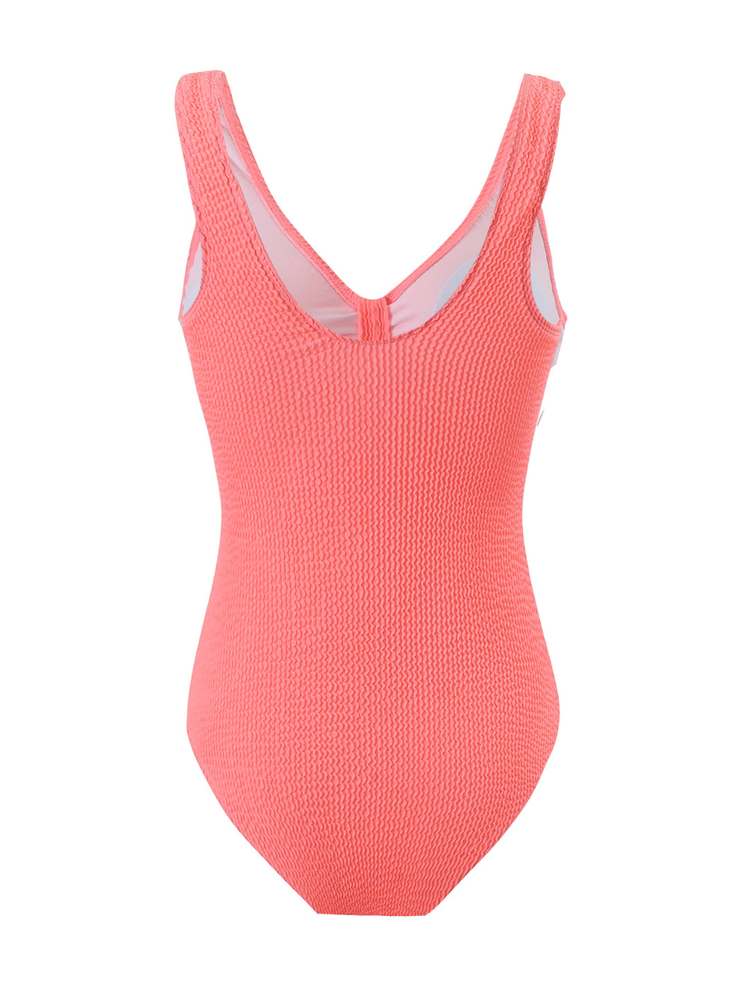 Damen Einteiler Badeanzug mit strukturierter Textur und elegantem Schnitt Drune