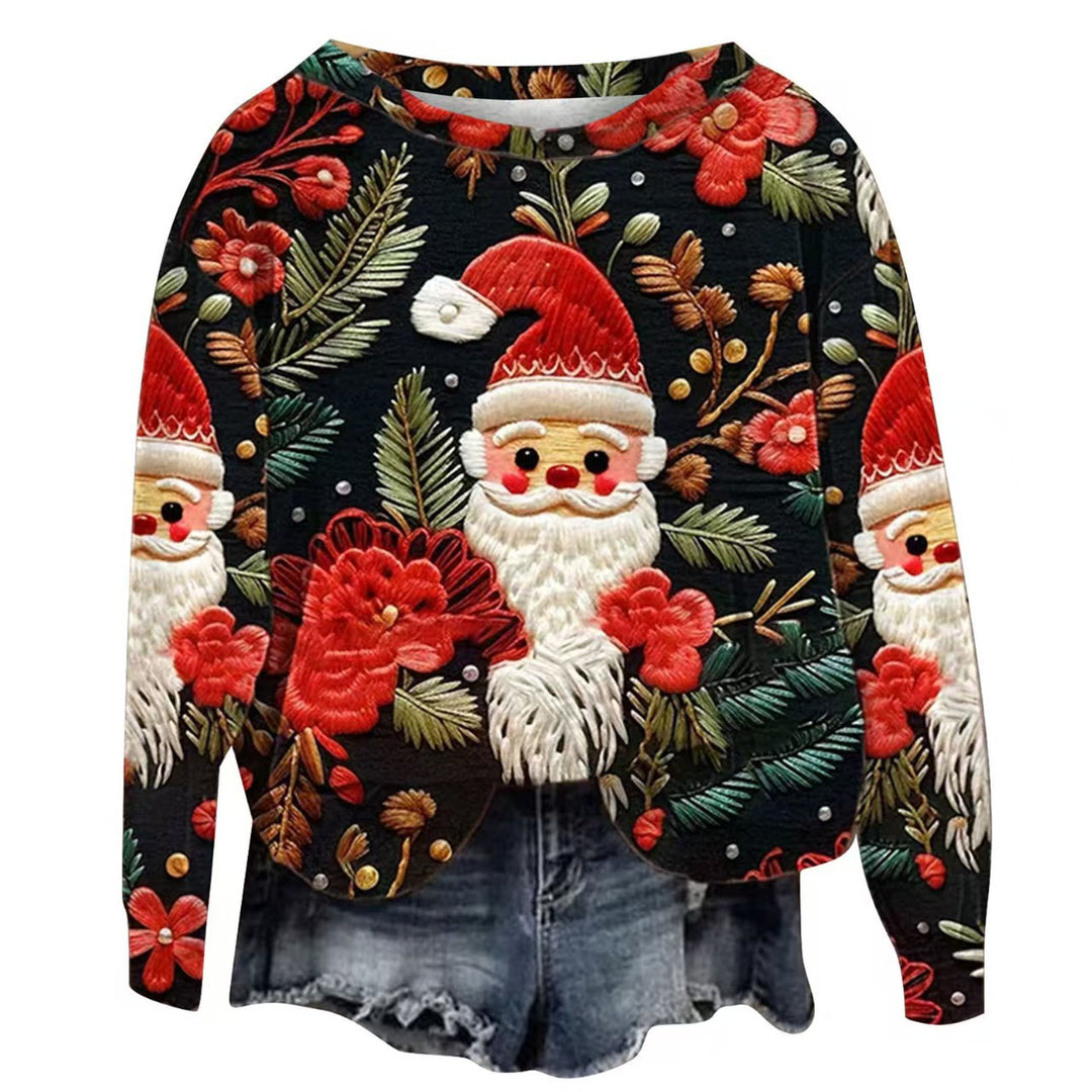 Damen Gemusterter Pullover Drune