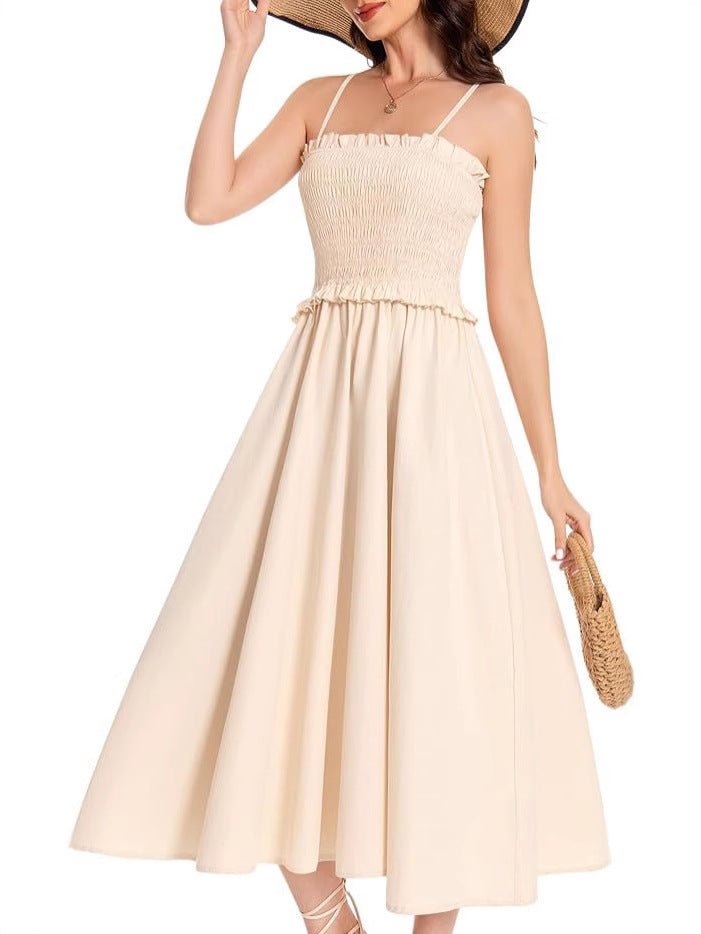 Damen Maxikleid mit schmeichelhaftem Taillendesign Drune