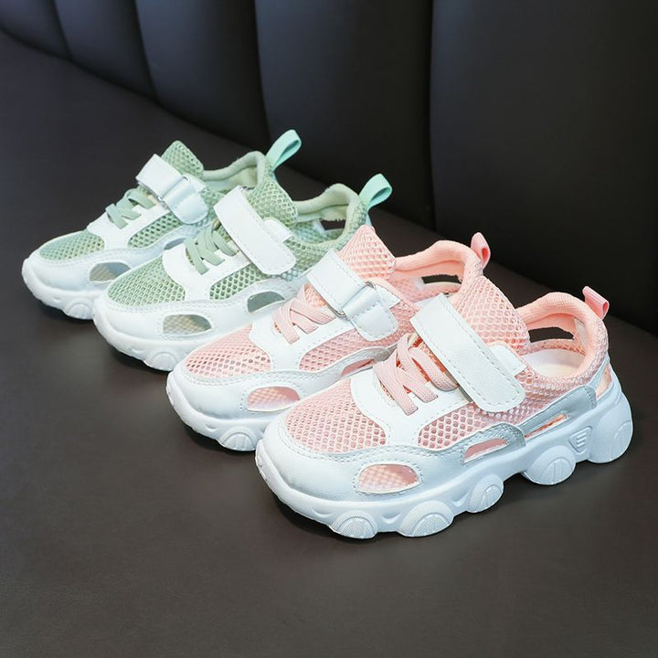 Damen Atmungsaktive Freizeitsneaker mit verstellbarem Klettverschluss und rutschfester Sohle Drune