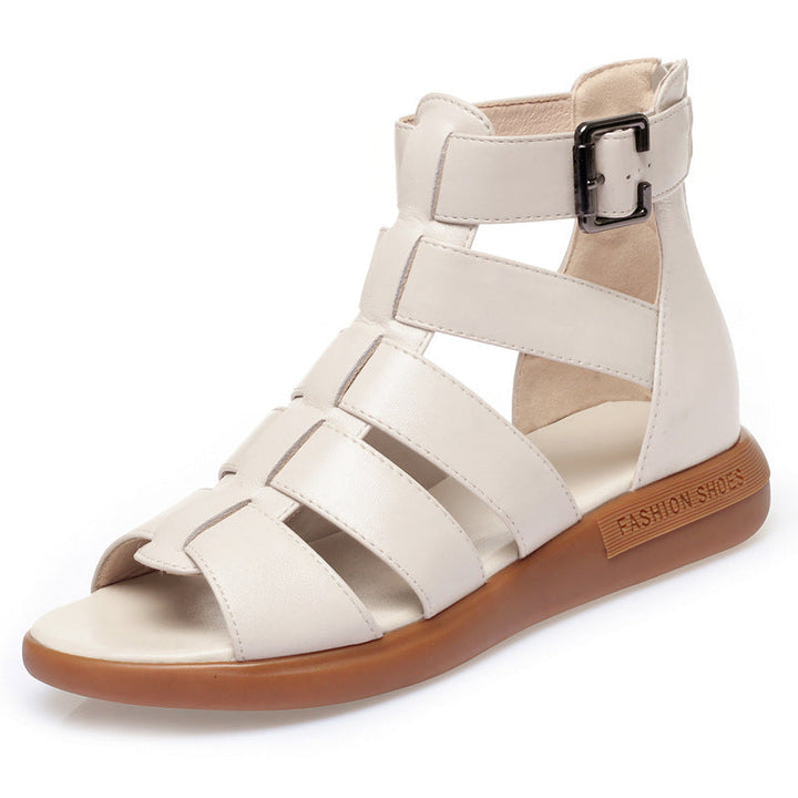 Damen Sandalen mit modischem Riemendesign und Komfortsohle Drune