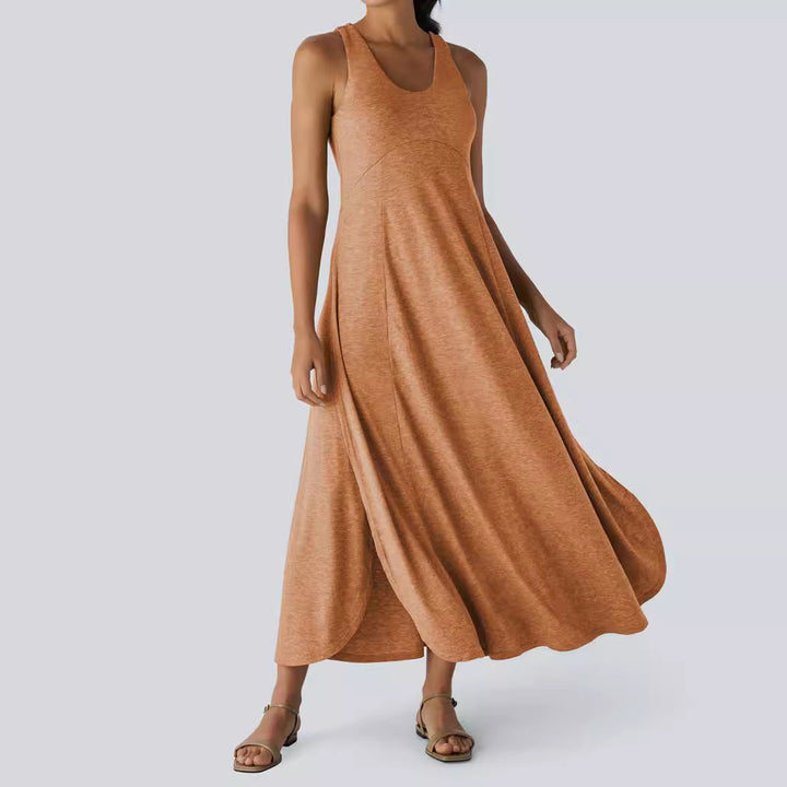 Damen Maxi-Kleid mit fließendem Schnitt und komfortablem Tragegefühl Drune