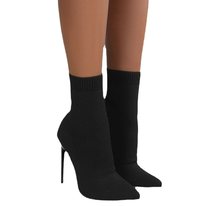 Damen High Heels mit enganliegendem Stricksohlen-Design Drune