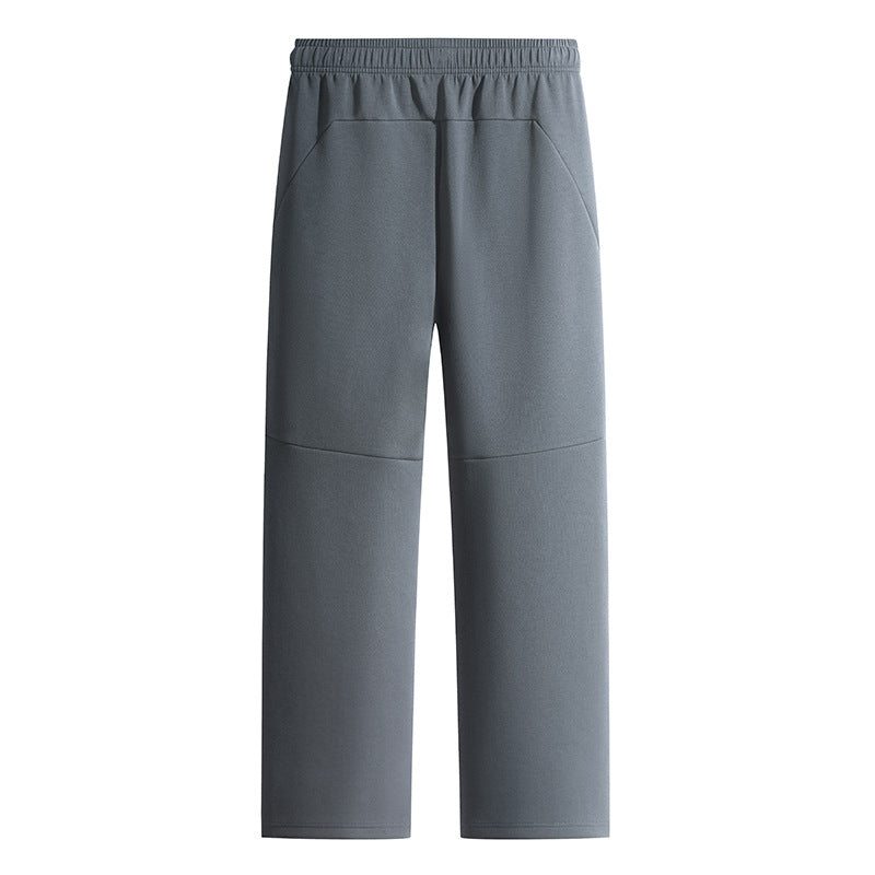 Herren Weite Lounge-Jogginghose aus technischer Baumwollmischung mit elastischem Bund & Reißverschlusstaschen Drune