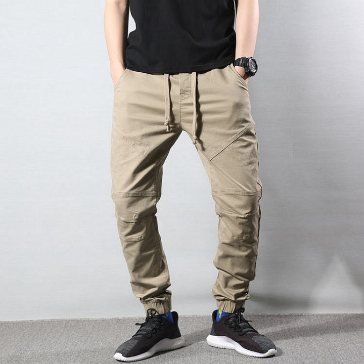 Herren Bequeme Cargo-Hose mit elastischem Bund Drune