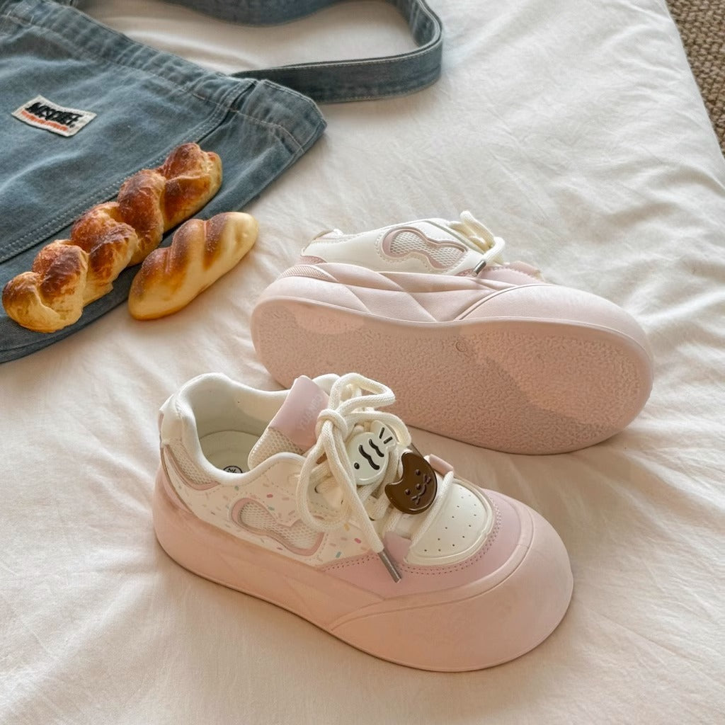 Damen Komfortable Sneakers mit verspielten Applikationen Drune