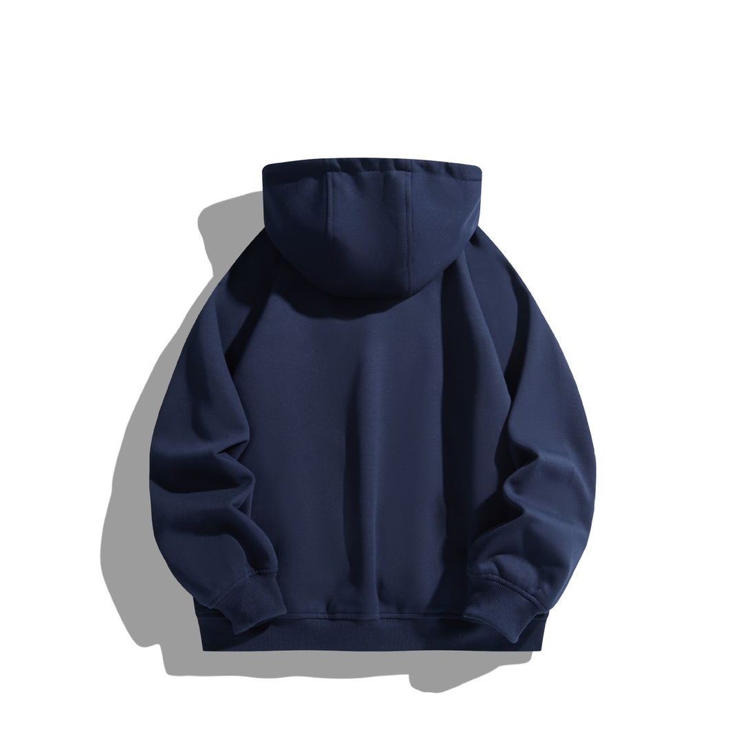 Unisex Kapuzenpullover im Oversize-Sweatstil mit kontrastgefütterter Kapuze Drune