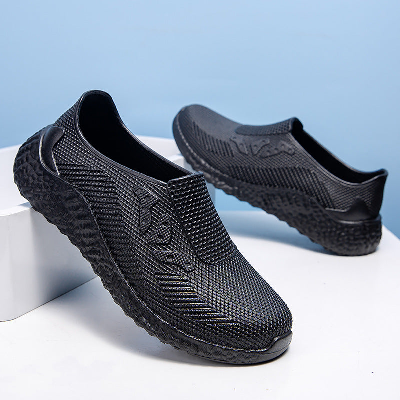 Herren Atmungsaktive Slip-On Laufsneaker mit gepolsterter Komfortsohle Drune