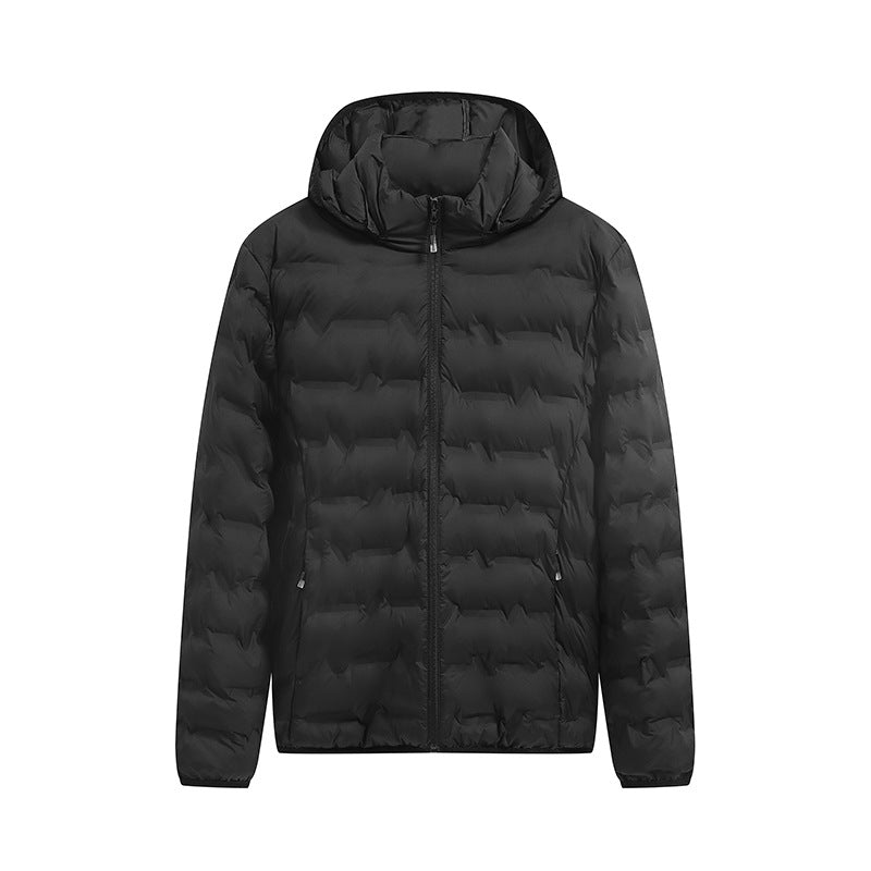 Herren Praktische Steppjacke mit Kapuze Drune