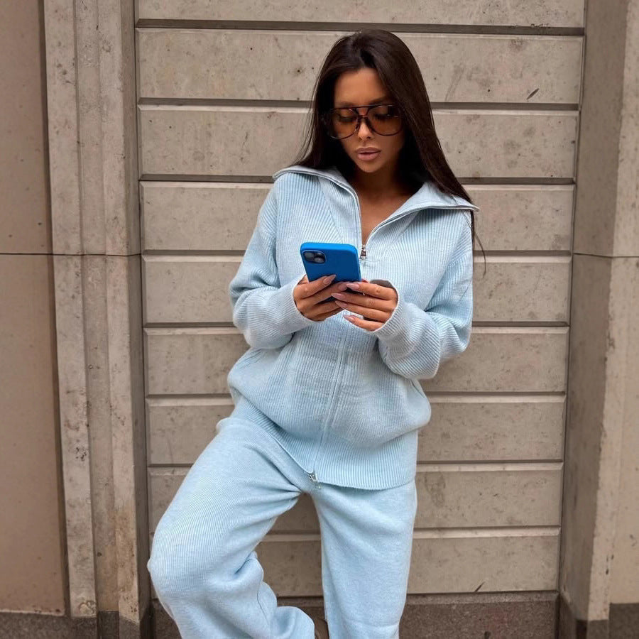 Damen Sportlicher Reißverschluss-Pullover Drune