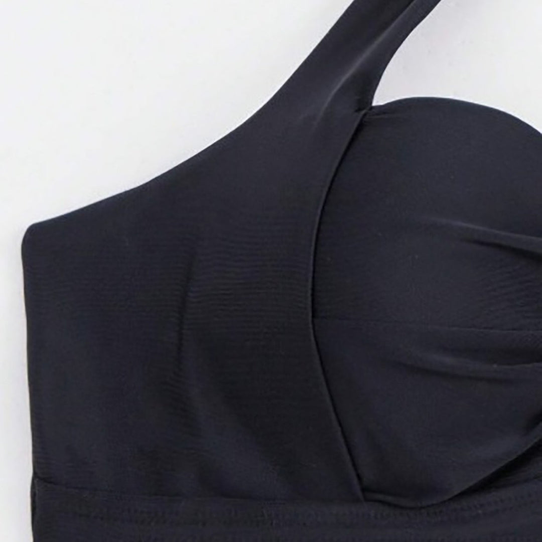 Damen Bikiniset mit eleganter Hochtaillierung und bequemen Trägern Drune