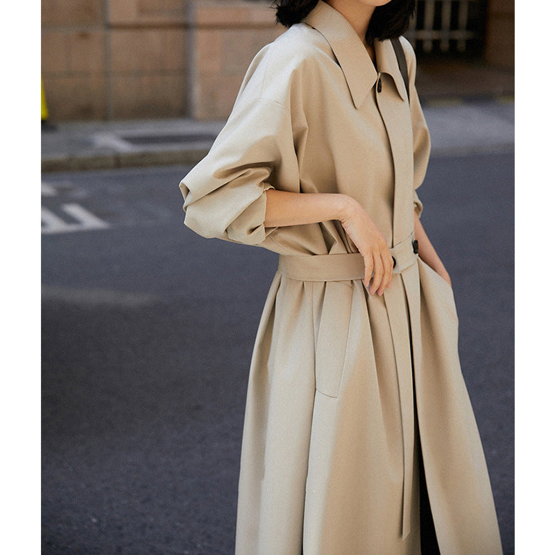 Damen Elegante und bequeme Trenchcoat Drune