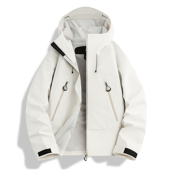 Herren wasserdichte Softshell-Jacke mit herausnehmbarer Stepp-Innenjacke Drune